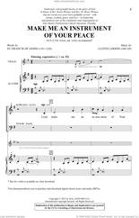 Cover icon of Make Me An Instrument Of Your Peace sheet music for choir (SATB: soprano, alto, tenor, bass) by Lloyd Larson and St. Francis of Assisi, intermediate skill level