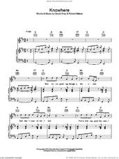 Cover icon of Knowhere sheet music for voice, piano or guitar by David Gray, intermediate skill level