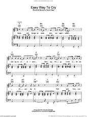 Cover icon of Easy Way To Cry sheet music for voice, piano or guitar by David Gray, intermediate skill level