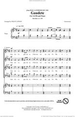 Cover icon of Gaudete (arr. Philip Lawson) sheet music for choir (SATB: soprano, alto, tenor, bass)  and Philip Lawson, intermediate skill level