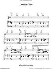 Cover icon of The Other Side sheet music for voice, piano or guitar by David Gray, intermediate skill level