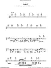 Cover icon of Song 3 sheet music for voice and other instruments (fake book) by Robbie Williams, intermediate skill level