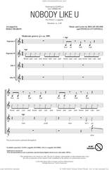 Cover icon of Nobody Like U (from Turning Red) (arr. Deke Sharon) sheet music for choir (SSAA: soprano, alto) by DCappella, Deke Sharon, 4*TOWN and Billie Eilish, intermediate skill level