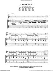 Cover icon of Call Me No. 5 sheet music for guitar (tablature) by Paul Weller, intermediate skill level