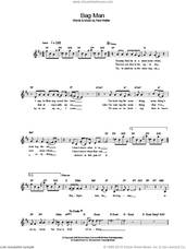 Cover icon of Bag Man sheet music for voice and other instruments (fake book) by Paul Weller, intermediate skill level