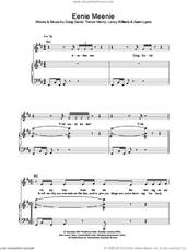 Cover icon of Eenie Meenie sheet music for voice, piano or guitar by Craig David, intermediate skill level