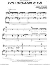 Cover icon of Love The Hell Out Of You sheet music for voice, piano or guitar by Lewis Capaldi, Ben Kohn, Michael Pollack, Pete Kelleher, Philip Plested and Tom Barnes, intermediate skill level