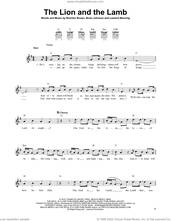 Cover icon of The Lion And The Lamb sheet music for guitar solo (chords) by Big Daddy Weave, Brenton Brown, Brian Johnson and Leeland Mooring, easy guitar (chords)