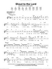 Cover icon of Shout To The Lord sheet music for guitar solo (chords) by Darlene Zschech, Carman and Hillsong, easy guitar (chords)