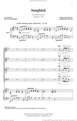 Cover icon of Songbird (arr. Paul Langford) sheet music for choir (SATB: soprano, alto, tenor, bass) by Eva Cassidy, Paul Langford, Fleetwood Mac and Christine McVie, intermediate skill level