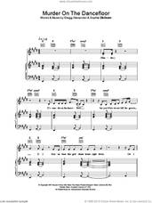 Cover icon of Murder On The Dancefloor sheet music for voice, piano or guitar by Sophie Ellis-Bextor, intermediate skill level