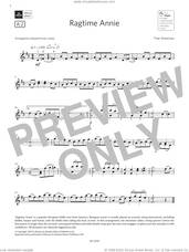 Cover icon of Ragtime Annie (Grade 4, A2, from the ABRSM Violin Syllabus from 2024) sheet music for violin solo by Trad. American and Edward Huws Jones, classical score, intermediate skill level