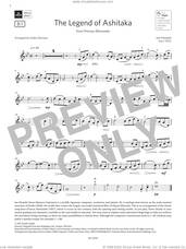 Cover icon of The Legend of Ashitaka (Grade 4, B1, from the ABRSM Violin Syllabus from 2024) sheet music for violin solo by Joe Hisaishi and Hideo Shimazu, classical score, intermediate skill level