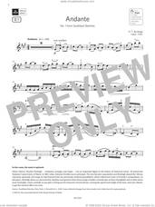 Cover icon of Andante (Grade 6, B1, from the ABRSM Violin Syllabus from 2024) sheet music for violin solo by H. T. Burleigh, classical score, intermediate skill level