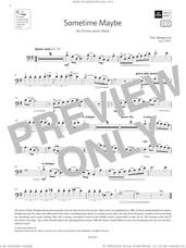 Cover icon of Sometime Maybe (Grade 4, C3, from the ABRSM Cello Syllabus from 2024) sheet music for cello solo by Pam Wedgwood, classical score, intermediate skill level