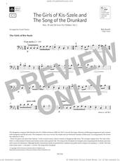 Cover icon of The Girls of Kis-Szele and The Song of the Drunkard (Grade 3, C1 from the ABRSM Cello Syllabus 2024) sheet music for cello solo by Béla Bartók and Hywel Davies, classical score, intermediate skill level