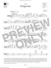 Cover icon of Wiegenlied (Grade 4, B3, from the ABRSM Cello Syllabus from 2024) sheet music for cello solo by Hugo Wolf, classical score, intermediate skill level