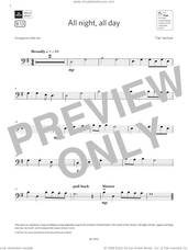 Cover icon of All Night, All Day (Grade Initial, B13, from the ABRSM Double Bass Syllabus from 2024) sheet music for double bass solo by Trad. Spiritual and Nikki Iles, classical score, intermediate skill level