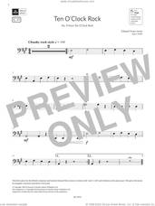 Cover icon of 10 O'Clock Rock (Grade Initial, C11, from the ABRSM Double Bass Syllabus from 2024) sheet music for double bass solo by Edward Huws Jones, classical score, intermediate skill level