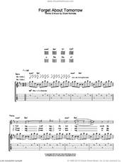 Cover icon of Forget About Tomorrow sheet music for guitar (tablature) by Feeder, intermediate skill level