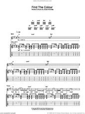 Cover icon of Find The Colour sheet music for guitar (tablature) by Feeder, intermediate skill level