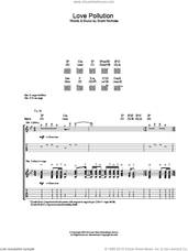 Cover icon of Love Pollution sheet music for guitar (tablature) by Feeder, intermediate skill level