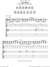 Cover icon of I Am Mine sheet music for guitar (tablature) by Pearl Jam, intermediate skill level