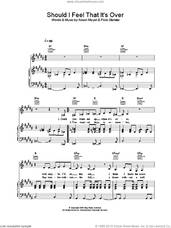 Cover icon of Should I Feel That It's Over sheet music for voice, piano or guitar by Alison Moyet, intermediate skill level