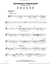 Cover icon of Somebody's Watching Me sheet music for guitar solo (chords) by Rockwell, easy guitar (chords)