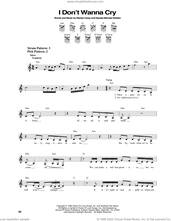 Cover icon of I Don't Wanna Cry sheet music for guitar solo (chords) by Mariah Carey and Narada Michael Walden, easy guitar (chords)
