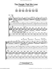 Cover icon of The People That We Love sheet music for guitar (tablature) by Gavin Rossdale, intermediate skill level