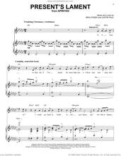 Cover icon of Present's Lament (from Spirited) sheet music for voice and piano by Pasek & Paul, Benj Pasek and Justin Paul, intermediate skill level