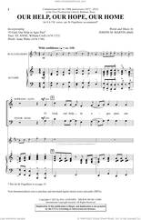 Cover icon of Our Help, Our Hope, Our Home sheet music for choir (SATB: soprano, alto, tenor, bass) by Joseph M. Martin, intermediate skill level