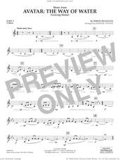 Cover icon of Music from Avatar: The Way Of Water (Leaving Home) (arr. Vinson) sheet music for concert band (pt. 4 horn) by Simon Franglen and Johnnie Vinson, intermediate skill level