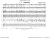 Cover icon of Don't Go Yet (arr. Tom Wallace) (COMPLETE) sheet music for marching band by Scott Harris, Camila Cabello, Eric Frederic, Michael Sabath and Tom Wallace, intermediate skill level