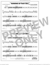 Cover icon of Running Up That Hill (arr. Paul Murtha) sheet music for marching band (multiple bass drums) by Kate Bush and Paul Murtha, intermediate skill level