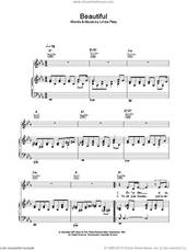Cover icon of Beautiful sheet music for voice, piano or guitar by Alex Parks, intermediate skill level