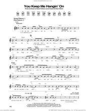 Cover icon of You Keep Me Hangin' On sheet music for guitar solo (chords) by The Supremes, Brian Holland, Edward Holland Jr. and Lamont Dozier, easy guitar (chords)