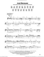 Cover icon of Just Because sheet music for guitar solo (chords) by Anita Baker, Alex Brown and Sami McKinney, easy guitar (chords)