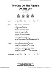 Cover icon of The One On The Right Is On The Left sheet music for guitar (chords) by Johnny Cash and Jack Clement, intermediate skill level