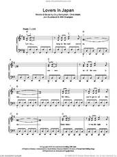 Cover icon of Lovers In Japan sheet music for piano solo by Coldplay, Chris Martin, Guy Berryman, Jon Buckland and Will Champion, easy skill level