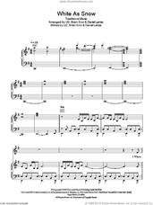Cover icon of White As Snow sheet music for voice, piano or guitar by U2, Brian Eno, Daniel Lanois and Miscellaneous, intermediate skill level