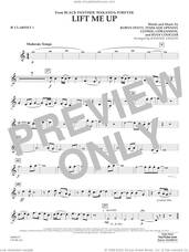 Cover icon of Lift Me Up (from Black Panther: Wakanda Forever) (arr. Vinson) sheet music for concert band (Bb clarinet 1) by Rihanna, Johnnie Vinson, Ludwig Goransson, Robyn Fenty, Ryan Coogler and Temilade Openiyi, intermediate skill level