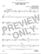 Cover icon of Lift Me Up (from Black Panther: Wakanda Forever) (arr. Vinson) sheet music for concert band (f horn) by Rihanna, Johnnie Vinson, Ludwig Goransson, Robyn Fenty, Ryan Coogler and Temilade Openiyi, intermediate skill level