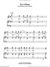 Cover icon of Sun It Rises sheet music for voice, piano or guitar by Fleet Foxes and Robin Pecknold, intermediate skill level