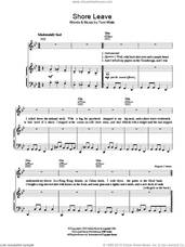 Cover icon of Shore Leave sheet music for voice, piano or guitar by Tom Waits, intermediate skill level