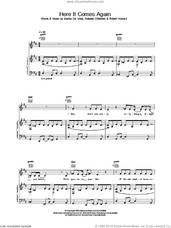 Cover icon of Here It Comes Again sheet music for voice, piano or guitar by Chisholm Melanie, intermediate skill level
