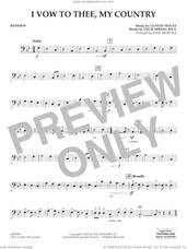 Cover icon of I Vow To Thee, My Country (arr. Murtha) sheet music for concert band (bassoon) by Gustav Holst, Paul Murtha and Cecil Spring Rice, intermediate skill level