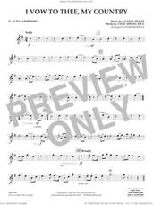 Cover icon of I Vow To Thee, My Country (arr. Murtha) sheet music for concert band (Eb alto saxophone 1) by Gustav Holst, Paul Murtha and Cecil Spring Rice, intermediate skill level