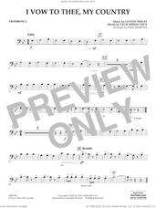 Cover icon of I Vow To Thee, My Country (arr. Murtha) sheet music for concert band (trombone 2) by Gustav Holst, Paul Murtha and Cecil Spring Rice, intermediate skill level